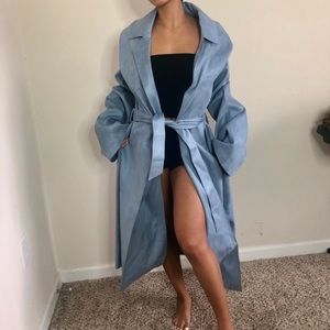 HOUSE OF CB light blue coat